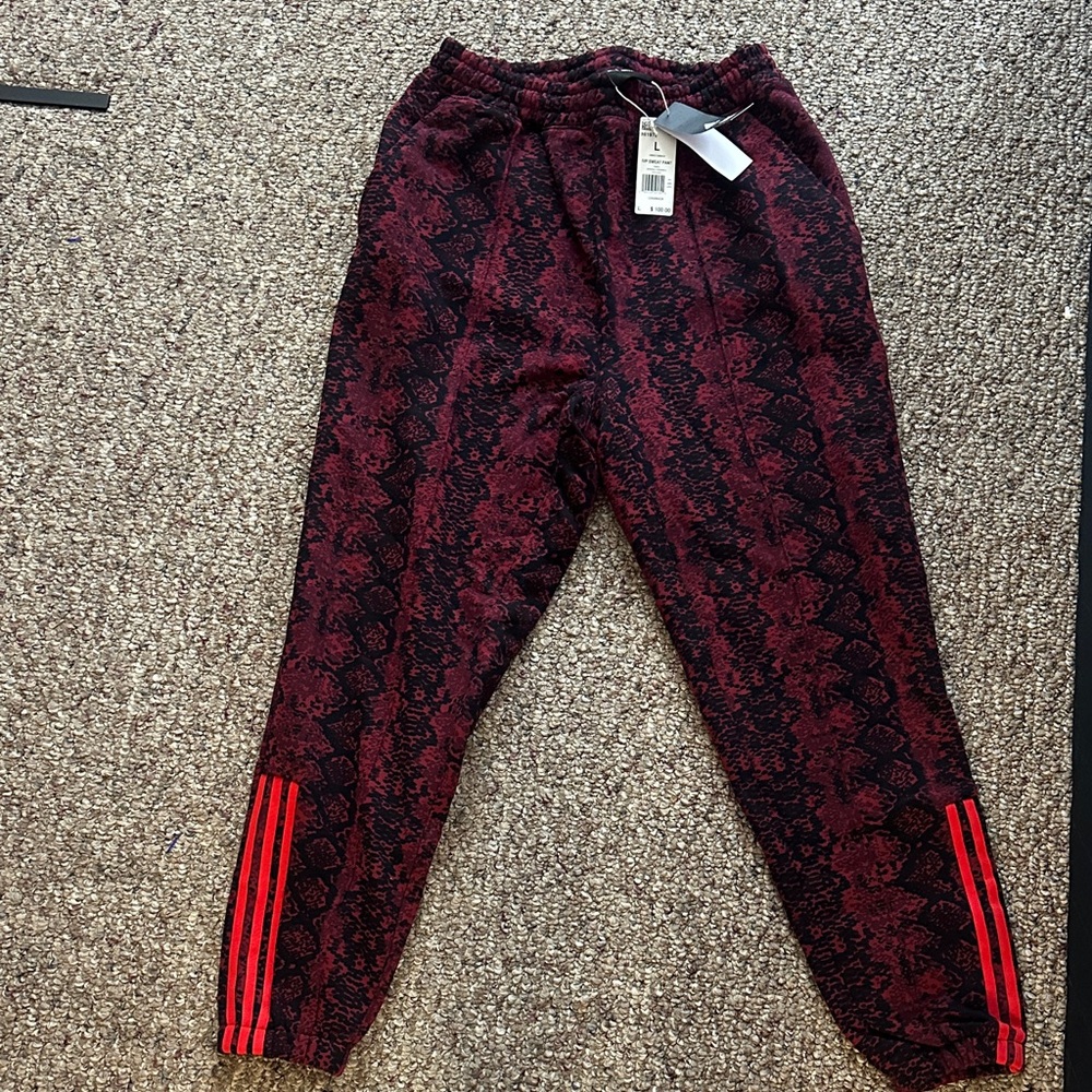 Adidas x ivy park Snake-Print Jogger Pants
